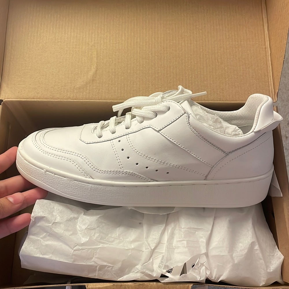 zara white sneakers with extra comfort